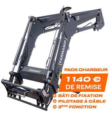 Manutention - Chargeurs frontaux - PACK Chargeur FARMANIP S8