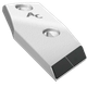 Pièces d'usure charrue - Naud - Pointe 2 trous carbure gauche NAUD adaptable