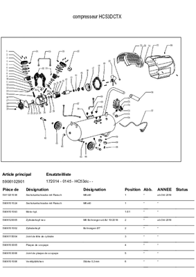 Compresseurs, outils pneumatiques - Compresseurs - Compresseur d'air 50 L 