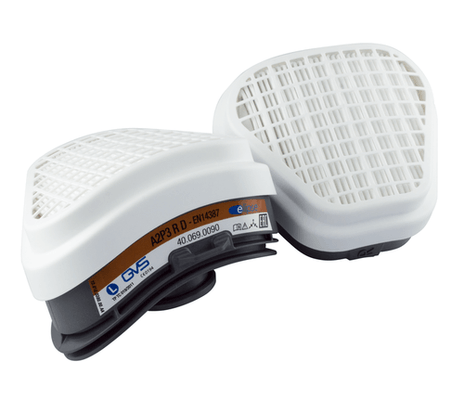 Equipement et protection individuelle - Sécurité - Lot de 2 filtres A2P3