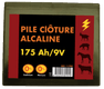 Clôtures - Batteries et piles - Pile saline 9 V 175 Ah
