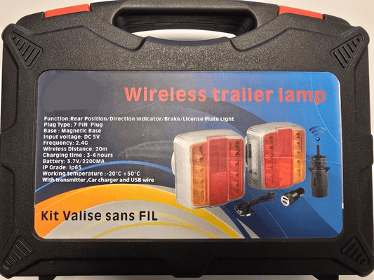Eclairage, signalisation - Feux, rampes - Kit d’éclairage LED sans fil aimanté