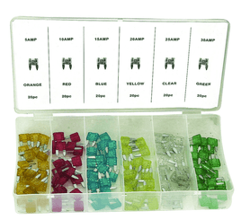 Eclairage, signalisation - Coffrets - Mini fusibles enfichables 120 pièces