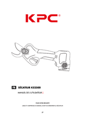 Viticulture, arboriculture - Sécateurs - Sécateur à batterie KS2500