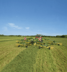 Fenaison - Andaineurs rotatifs - Andaineurs SWADRO