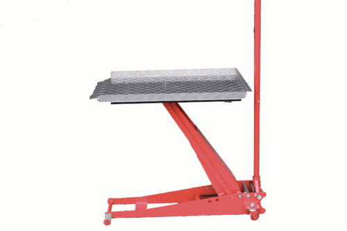 Equipement tondeuse - Crics - Plateau de travail mobile