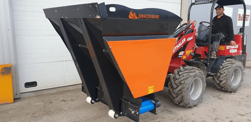 Manutention - Pince balle - Godet pailleur de logettes BEDDING MASTER