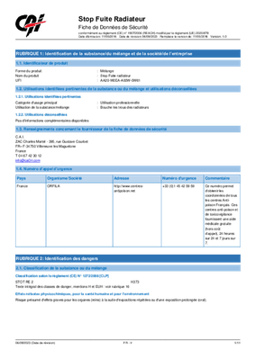 Consommables atelier - Nettoyants - Anti-fuite circuit radiateur 300 ml