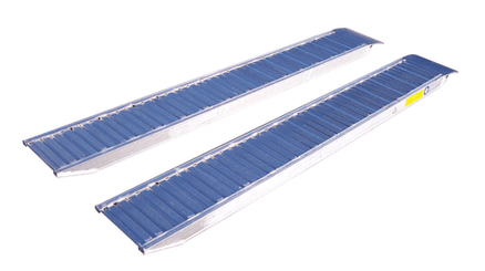 Accessoires attelage et remorque - Accessoires remorque routière - Rampes aluminium droites 250x31 cm