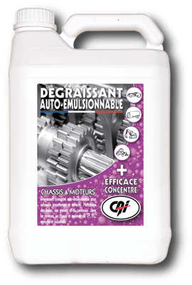 Consommables atelier - Nettoyants - Dégraissant auto émulsionnable 5 L