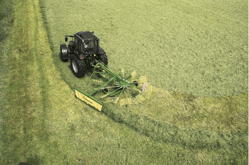 Fenaison - Andaineurs rotatifs - Andaineur mono rotor SWADRO