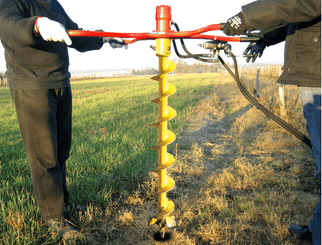 Matériel de ferme - Tarière - Tarière hydraulique