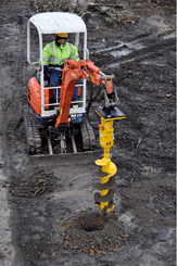 Matériel de ferme - Tarière - Tarière hydraulique