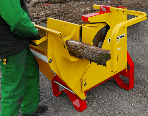 Matériel forestier - Scies circulaires à bûches - Scie circulaire à chevalet électrique XYLOSCIE