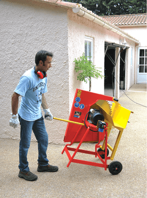 Matériel forestier - Scies circulaires à bûches - Scie circulaire à chevalet électrique XYLOSCIE