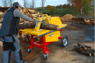 Matériel forestier - Scies circulaires à bûches - Scie circulaire à chevalet électrique XYLOSCIE