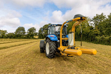Récolte - Enrubanneuses - Enrubanneuse à balles rondes portée à satellites