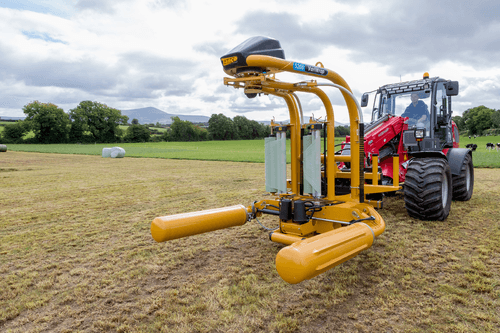 Récolte - Enrubanneuses - Enrubanneuse à balles rondes portée à satellites