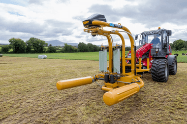 Récolte - Enrubanneuses - Enrubanneuse à balles rondes portée à satellites