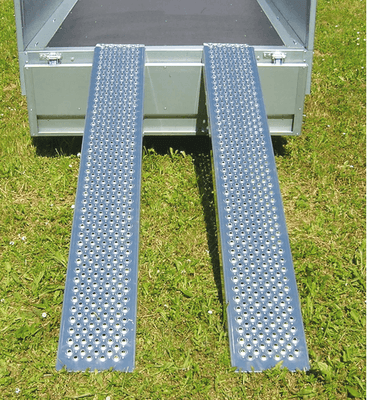 Accessoires attelage et remorque - Accessoires remorque routière - Rampes aluminium droites 250x26 cm