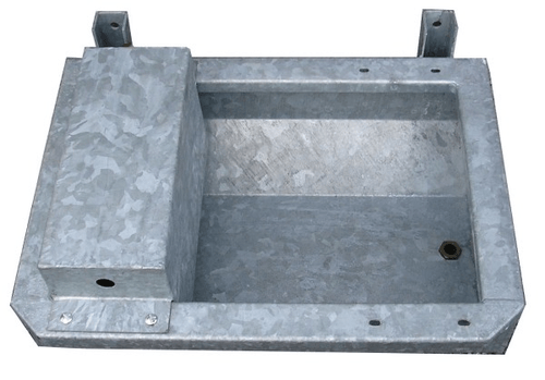 Matériel d'élevage - Tonne à eau - Abreuvoir acier galva ou inox.