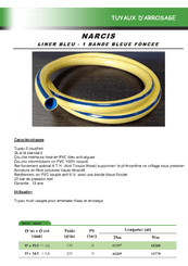 Arrosage, tuyaux - Tuyaux - Tuyau d'arrosage Ø15 x 50 m