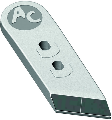 Pièces d'usure charrue - Kverneland - Pointe 2 trous carbure gauche Kverneland adaptable
