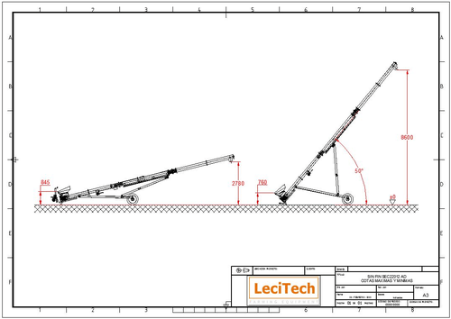 Matériel de ferme - Vis à grains - Vis sur chariot 12 m entraînement électrique