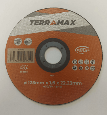 Consommables atelier - Ponçage, tronçonnage - Disque à tronçonner acier/inox 125x1,6x22,23 mm