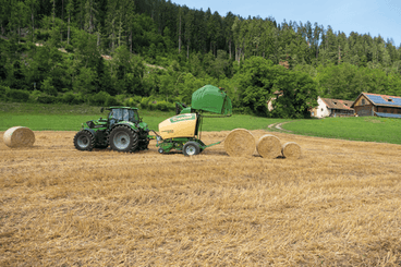 Récolte - Presses balles rondes - Presse COMPRIMA à chambre fixe à diamètre ou chambre variable