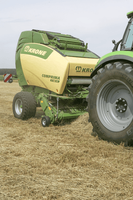 Récolte - Presses balles rondes - Presse COMPRIMA à chambre fixe à diamètre ou chambre variable