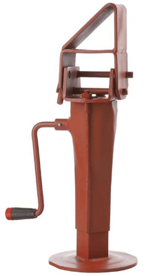 Accessoires attelage et remorque - Accessoires remorque agricole - Béquille manuelle fixation basculante