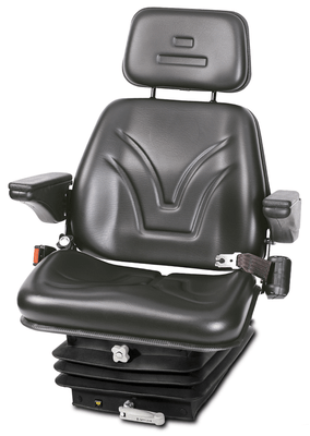 Equipement véhicules - Sièges - Siège de tracteur avec suspension mécanique skai noir