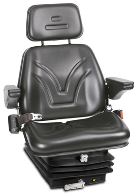 Equipement véhicules - Sièges - Siège de tracteur avec suspension mécanique skai noir