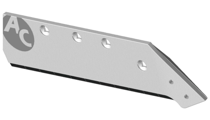 Pièces d'usure charrue - Grégoire Besson - Soc B2 renforcé 16'' à pointe boulonnée carbure droite Gregoire Besson adaptable