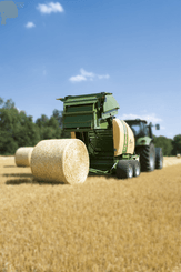 Récolte - Presses balles rondes - Presse FORTIMA à chambre fixe ou variable