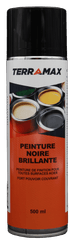 Consommables atelier - Peinture, marquage - Peinture noire brillante