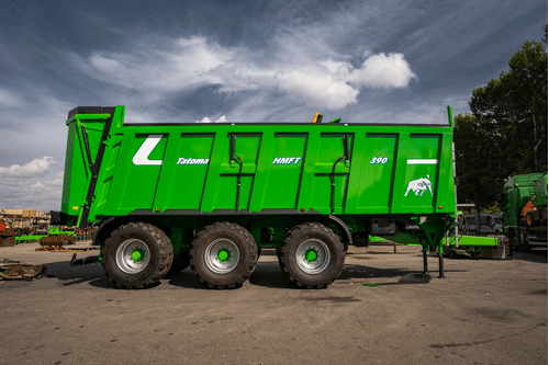 Transport - Remorques agricoles - Benne à fond poussant HMFT