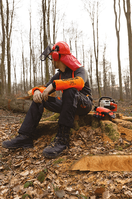 Equipement et protection individuelle - Habillement - Pantalon AUTHENTIC gris/orange