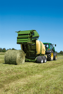 Récolte - Presses balles rondes - Presse COMPRIMA à chambre fixe à diamètre ou chambre variable