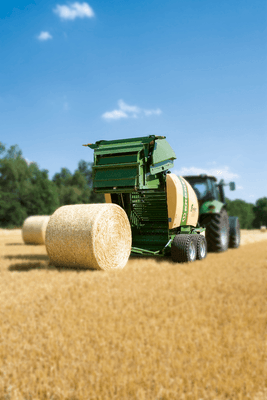 Récolte - Presses balles rondes - Presse FORTIMA à chambre fixe ou variable