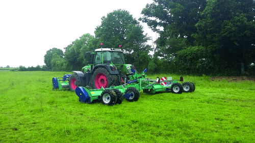 Entretien - Broyeur axe horizontal - Broyeur repliable DRH MASTER FIELD porté