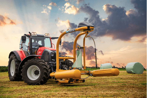 Récolte - Enrubanneuses - Enrubanneuse à balles rondes portée à satellites
