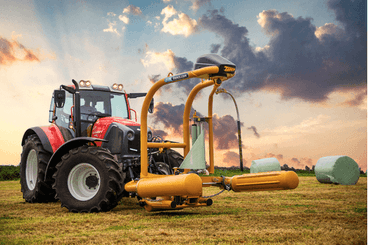 Récolte - Enrubanneuses - Enrubanneuse à balles rondes portée à satellites