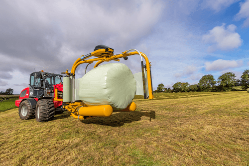 Récolte - Enrubanneuses - Enrubanneuse à balles rondes portée à satellites