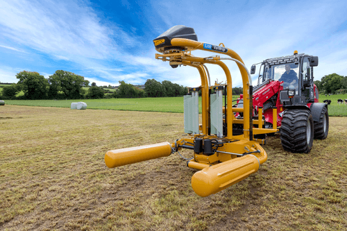 Récolte - Enrubanneuses - Enrubanneuse à balles rondes portée à satellites