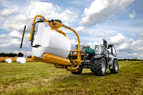 Récolte - Enrubanneuses - Enrubanneuse à balles rondes portée à satellites