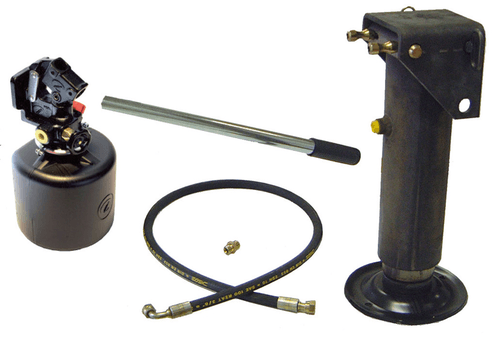 Accessoires attelage et remorque - Accessoires remorque agricole - Béquille hydraulique