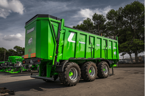 Transport - Remorques agricoles - Benne à fond poussant HMFT
