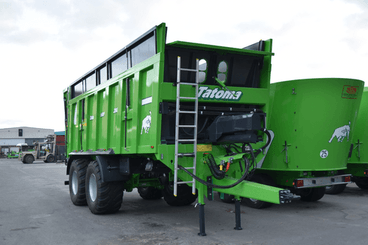 Transport - Remorques agricoles - Benne à fond poussant HMFT
